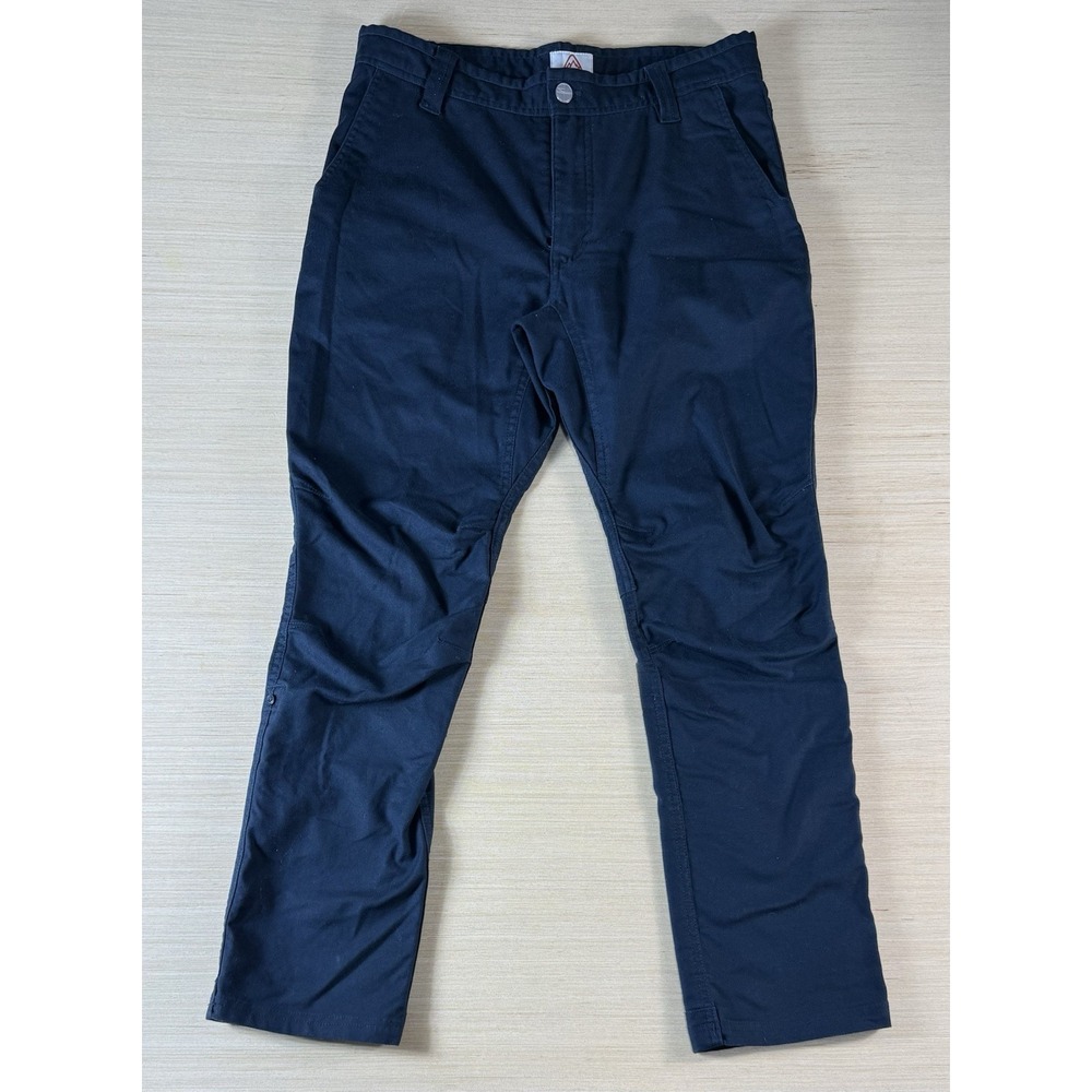 Men's Navy Chino Pants - Classic Straight Fit